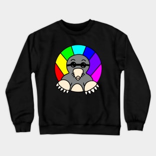 Cool funny mole Crewneck Sweatshirt